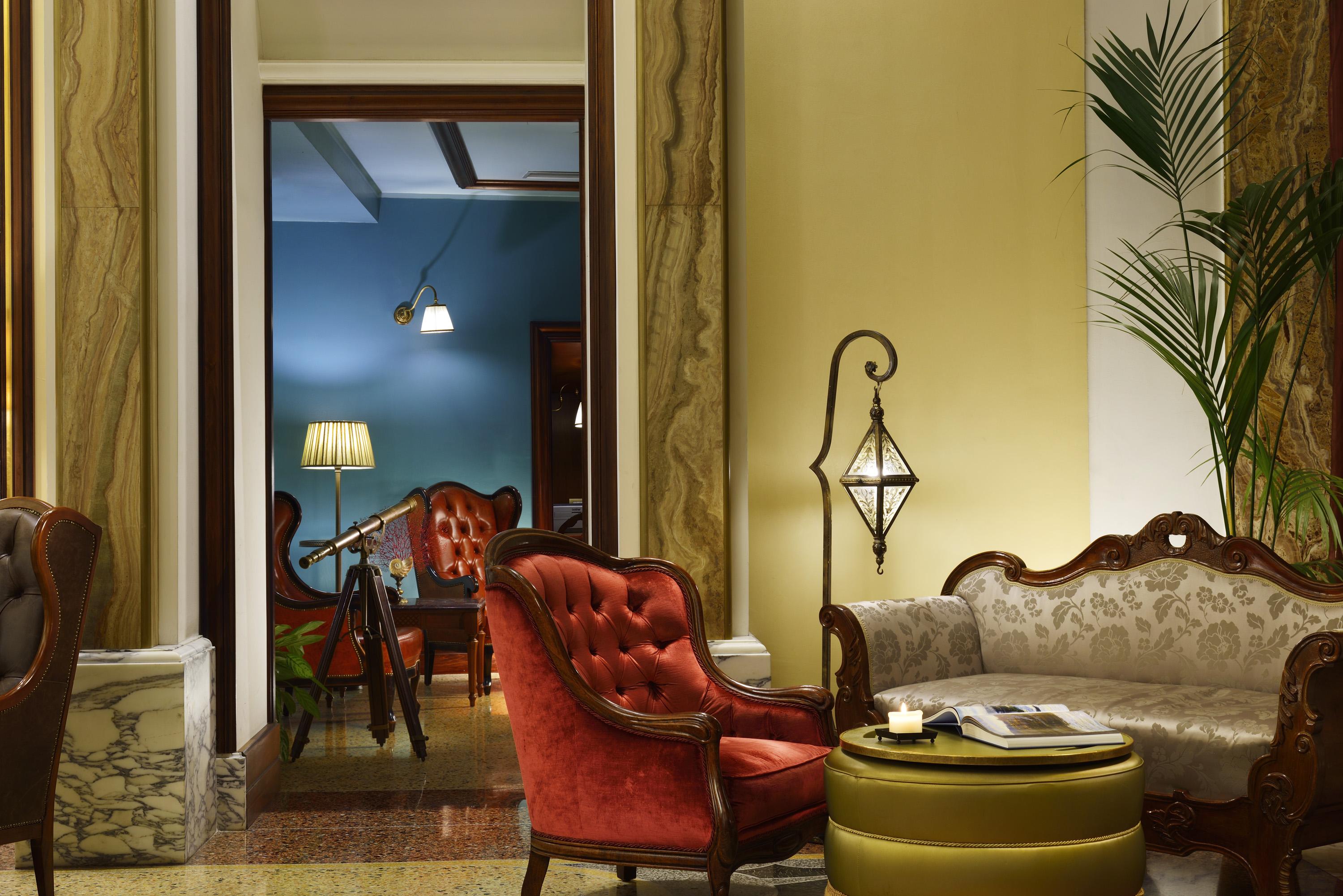 Grand Hotel Savoia Genova Esterno foto Interior of the hotel